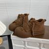 Casual winter new thick-soled lace-up casual snow boots women's non-slip and warm women's cotton shoes