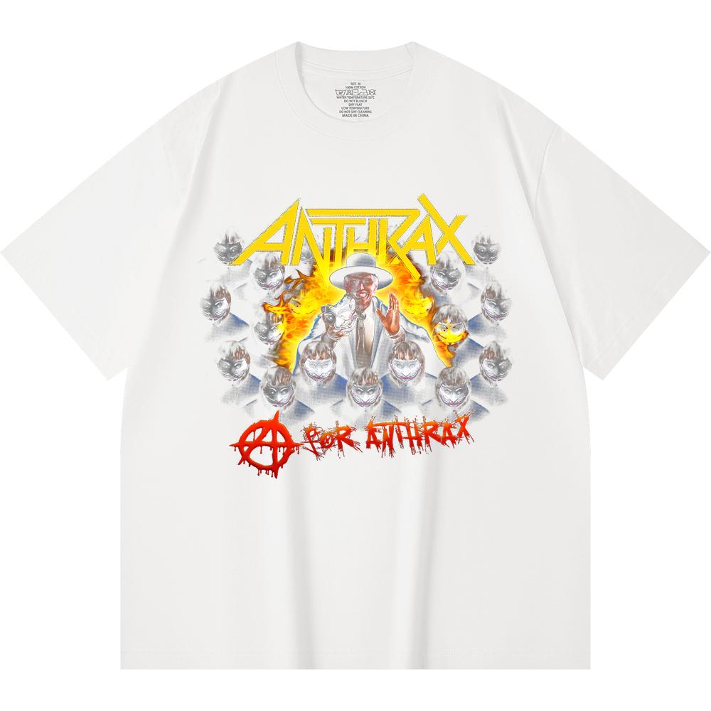 230 g/m² 100% Baumwolle Heavy Metal T-Shirt Rockband Beliebte Musik Druck Unisex Schweres Baumwoll-T-Shirt