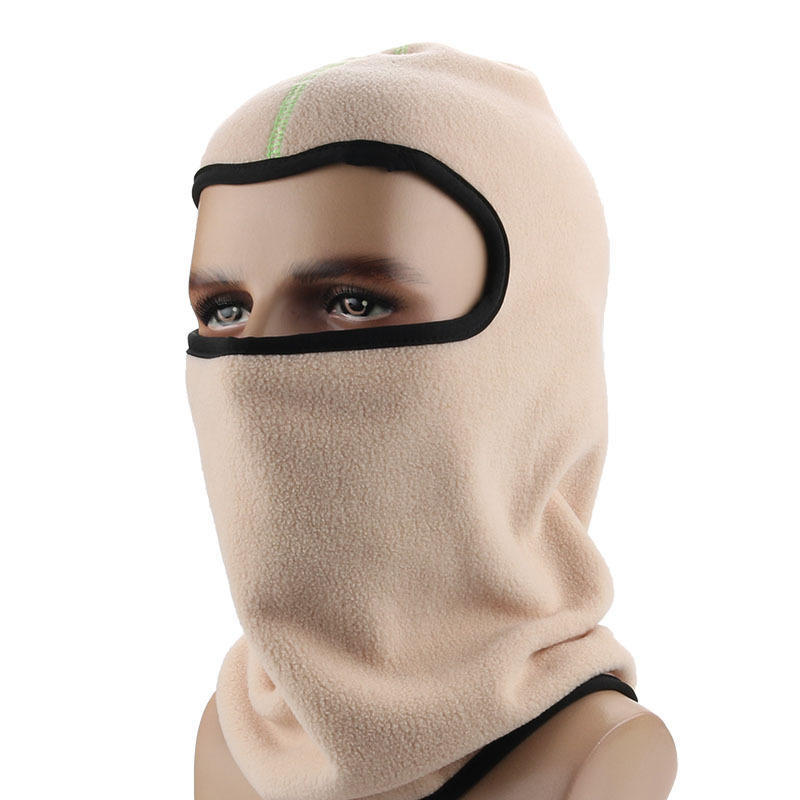 Winter outdoor men's and women's fleece thermal hood cap fleece cap motorcycle windproof riding thermal hood hat