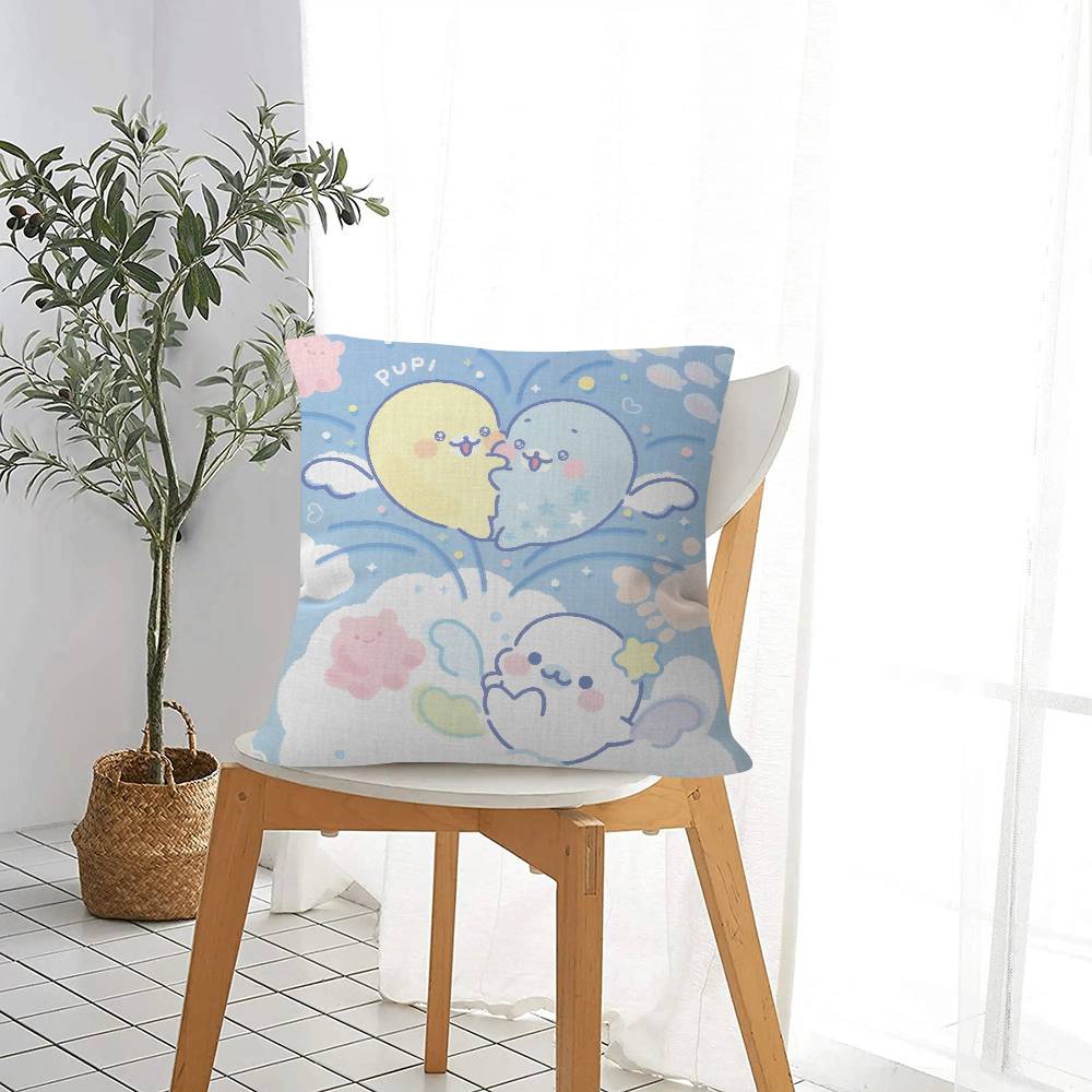 Kawaii Cartoon Mamegoma Anime Personalized Pillow Dust Cover Bedroom Kids Party Decoration Pillowcase Birthday Children Gift