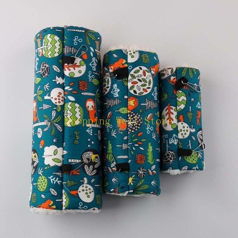 KX4B Winter Bird Hanging Hammock Warm Nest Hideout Playing Rest for Parrots Hamster