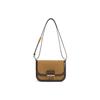 Charles & Keith Faux Suede Metal Buckle Vintage Synthetic Leather Tofu Bag Crossbody Bag Women Bags Sand-Brown Coffee-Brown CK2-80782444-3