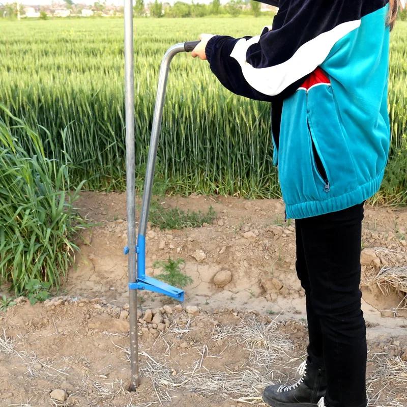 Gewächshaus Stahl Rohr Insertion Werkzeug Extubation Insertion Gerät Gemüse Skelett Zubehör Arbeitssparende Insertion Entfernung