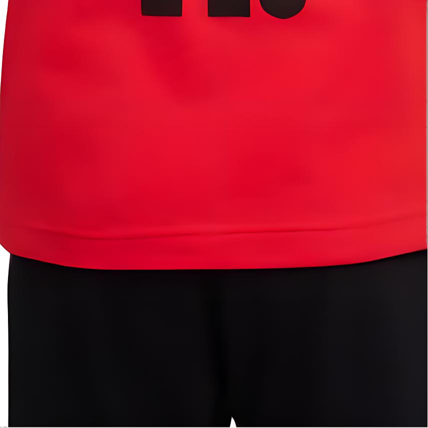 Nike T-Shirt Round Neck Pullover Logo Letter Print Solid Color Short Sleeve Kids Tops Red DZ0887-657