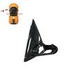 Front Window Triangle Trim Plate Garnish Cover Panel Mirror Base Holder for BMW X3 G01 2017 2018     Black