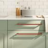 Furniture Handles 10 Pcs Bronze Colored 320 Mm Stainless Steel