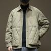 Men's 2024 Winter Lightweight White Duck Down Workwear Jacket Liner, Shirt-Style, Loose Plus Size Fit