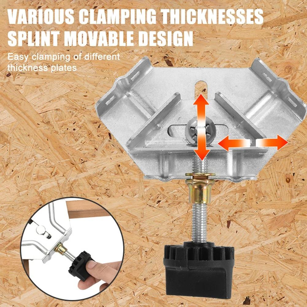 Stainless Steel Corner Clamp Locator Sturdy 90 Degree Fixing Clamp  Woodworking Splicing