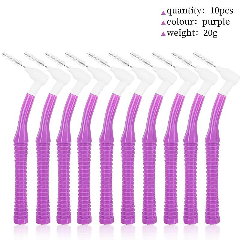 L-Shaped Eyebrow & Eyelash Brush - Portable Nylon Makeup Tool