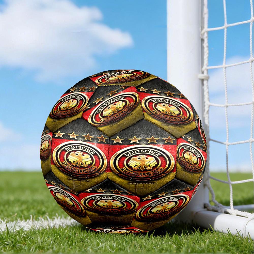 Germany Football Emblem Printed Size 5 Soccer Balls, High-Quality, Anti-Slip, Protective Football, A Unique Gift , Birthdays, Christmas Gifts