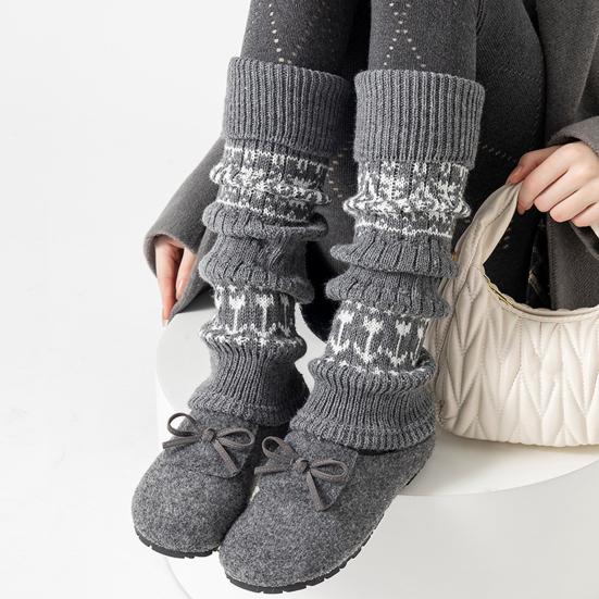 Pletené návleky na nohy Dámské Retro Bohémské Návleky na nohy Zimní Návleky na boty Manžety na boty na Párty Randění Street Wear
