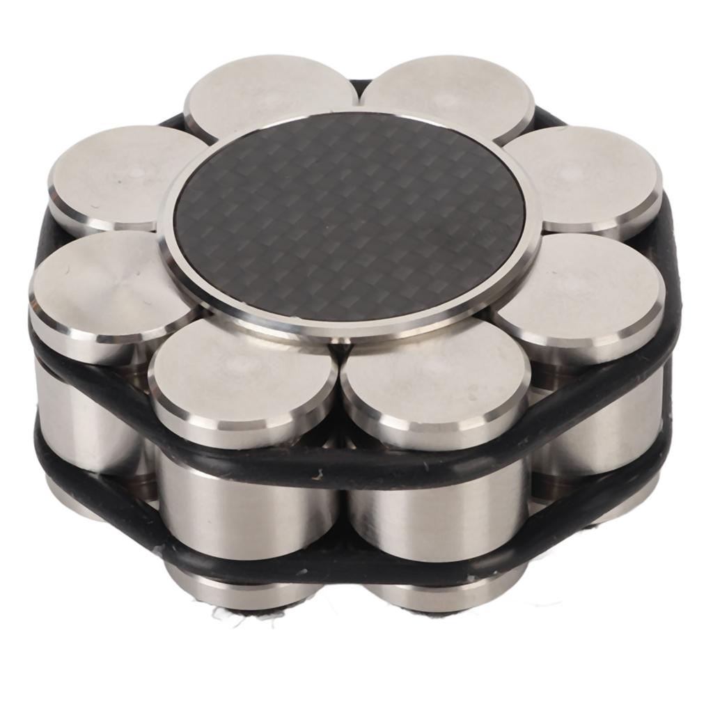 HiFi Record Weight Stabilizer Professional Stainless Steel LP Vinyl Turntable Disc Balanced Clamp with Slip Proof Pad