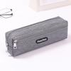 Canvas Pencil Bags Solid Color Stationery Pouch Modern Pen Storage Bag  for Student Kids