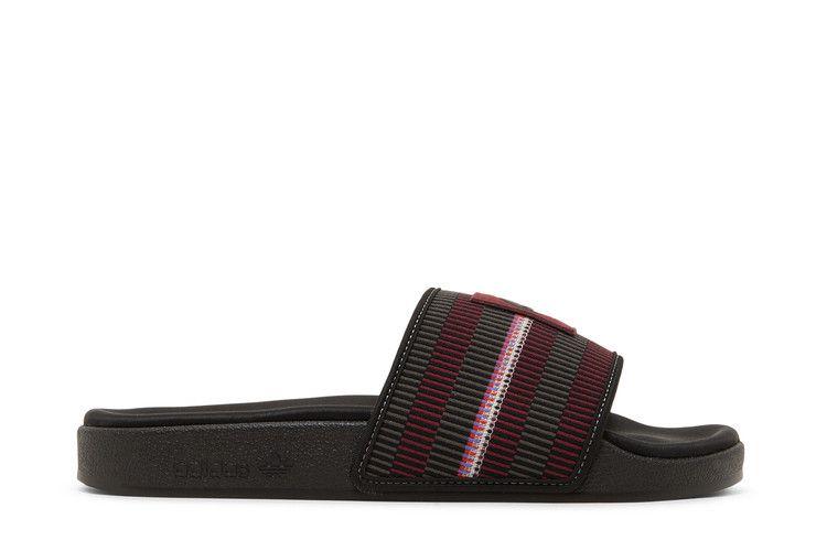 Klapki męskie adidas Adilette Slides Patchwork Core Black/Purple/Shadow Olive