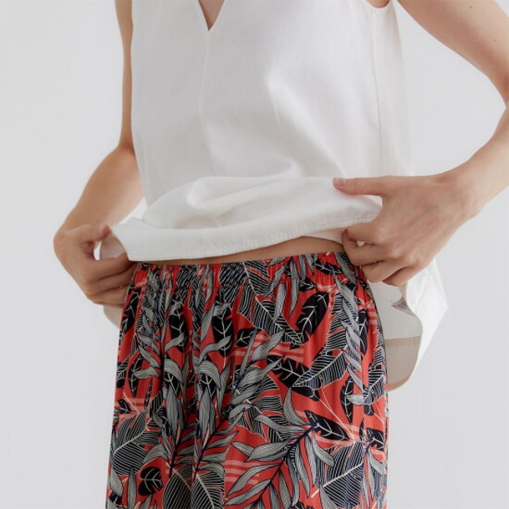 L Affair Orange Rayon  Pants Lwjfa5p0056 Or