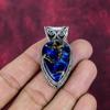 Copper Blue Tourmaline Handmade Gemstone Pendant, 925 Solid Sterling Silver Pendant Antique Jewelry, For Engagement Gift