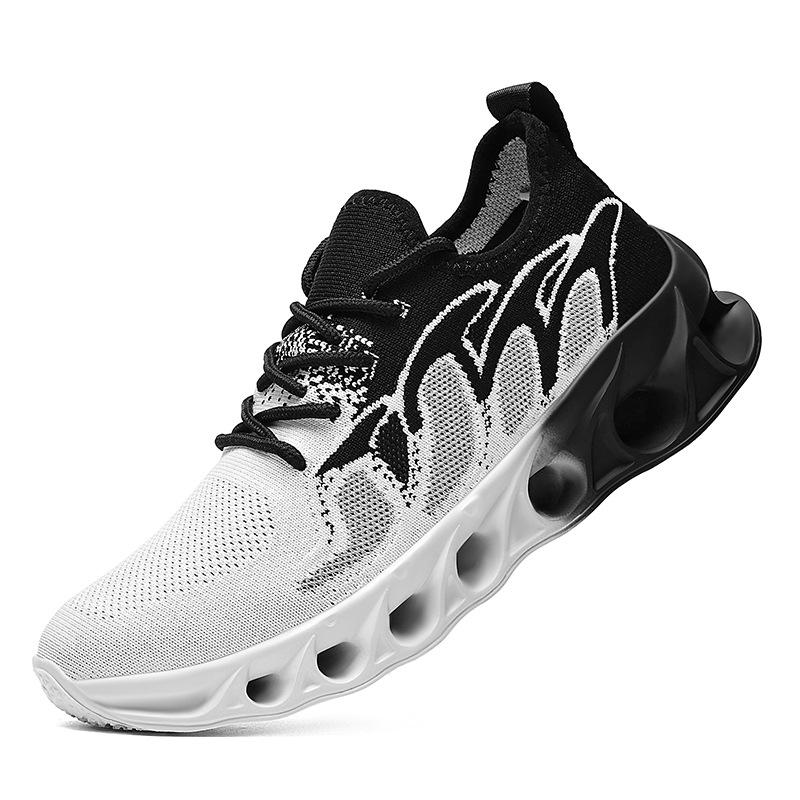 

Модные кроссовки для пар 2025 Лето Новые Сетчатые Дышащие Мужские Беговые Кроссовки Модные На Шнуровке Легкие Удобные Женские Повседневные Кроссовки 36 чёрный