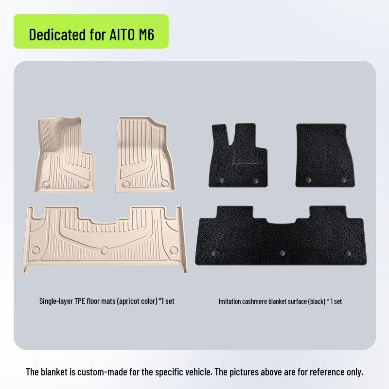 AITO M6 TPE2026 Floor and Trunk Mats for New Model Huawei Car Interior