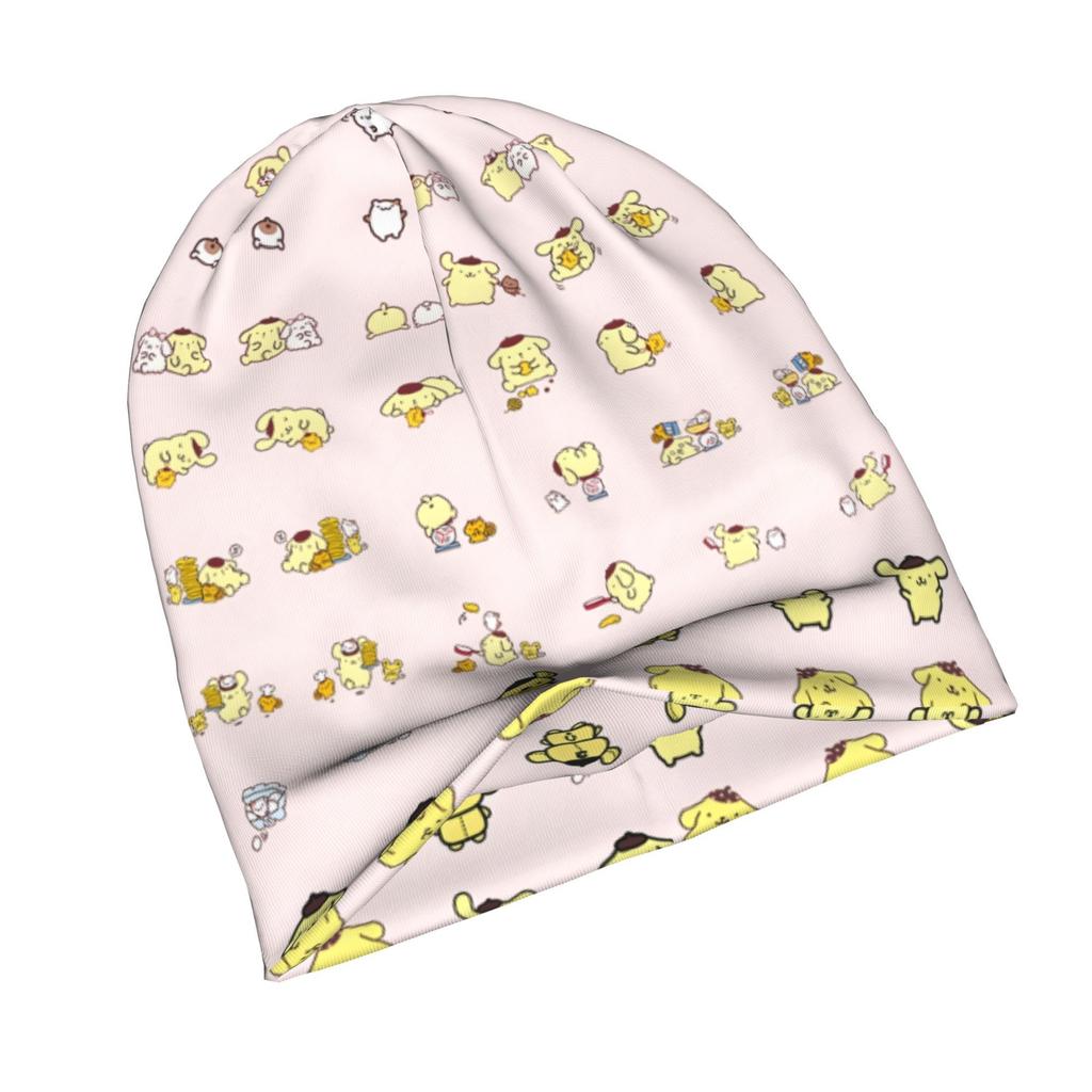 Cute Scenes Purin Adult Beanie Hat - Anime Suitable for Layered Outfits, Coffee Walks & Creative Spaces, Purin-Themed for &, Fashionable Accessory for
