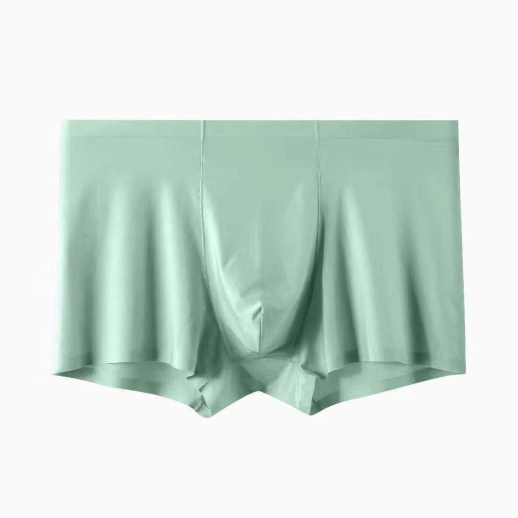 3 STÜCK/SET Eis Seide Nahtlose Herren Boxershorts Atmungsaktive Unterwäsche Männlich Ultradünne Atmungsaktive Slips XL-3XL