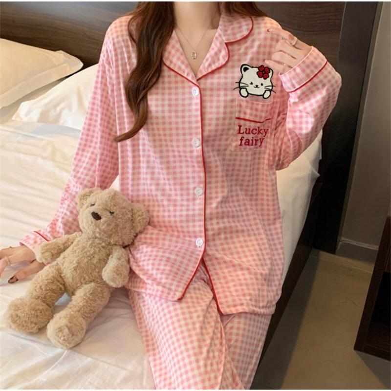 Women's Pajamas Set Pajamas 2-piece Set Airy Soft Casual Printed Pajamas