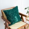 Luxury Cotton Linen Velvet Embroidered 3D Hollow Pillow Cover 45x45cm Sofa Decor Christmas New Home