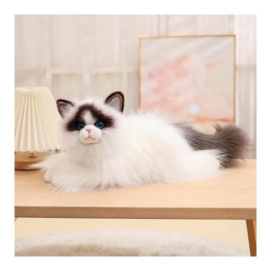 MILEE Realistic Dog Stuffed Toy Bichon Frize Husky Body Pillow Animals Ragdoll Cat Shih Tzu Dog Pet Animal Toy Maltese Dog Cute Stuffed Animal