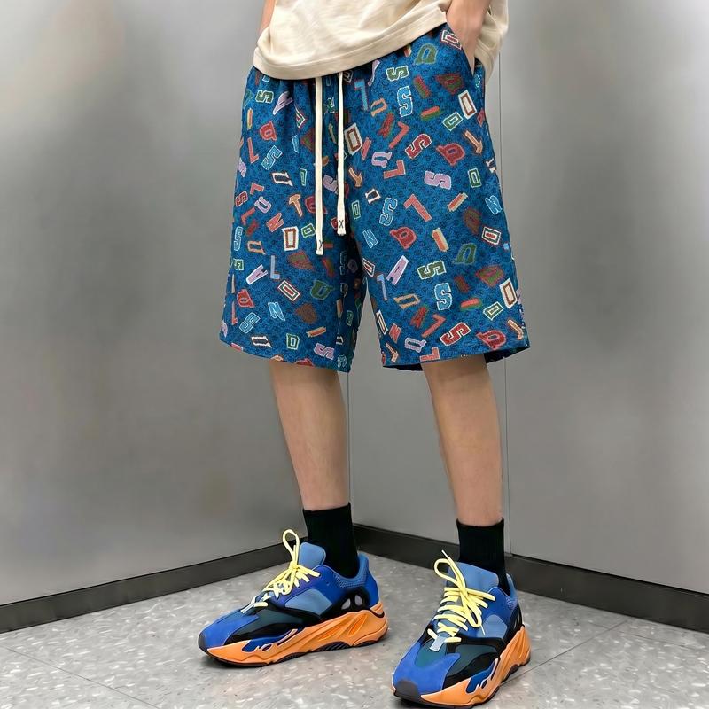 

Men s Plus Size Streetwear Quick Dry Shorts, Elastic Waist Loose Breathable Summer Casual Shorts 5XL(90kg-100kg) синий