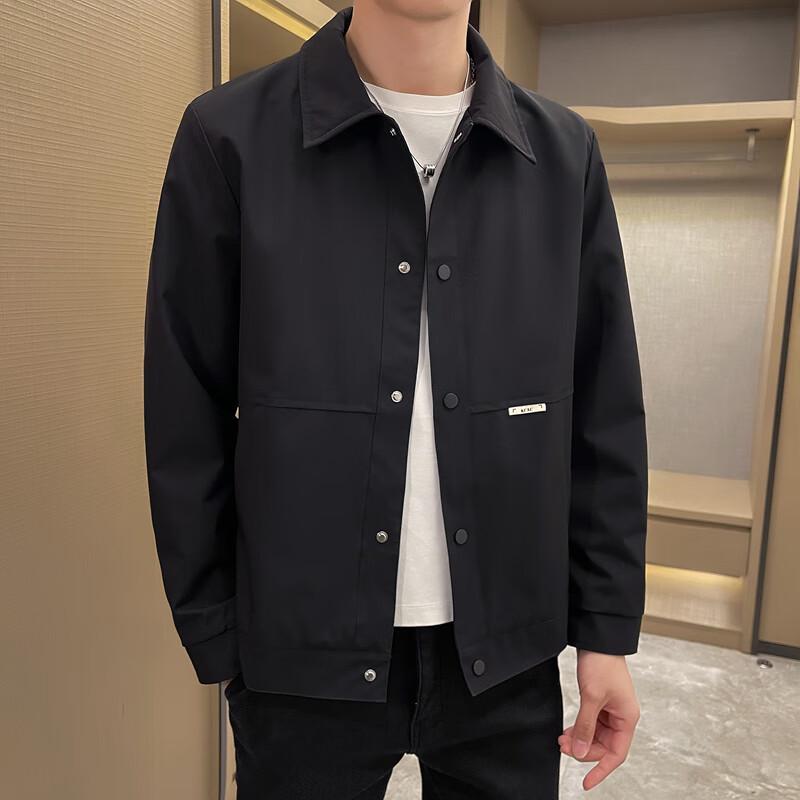 VANCAMEL Men's Casual Lapel Workwear Jacket