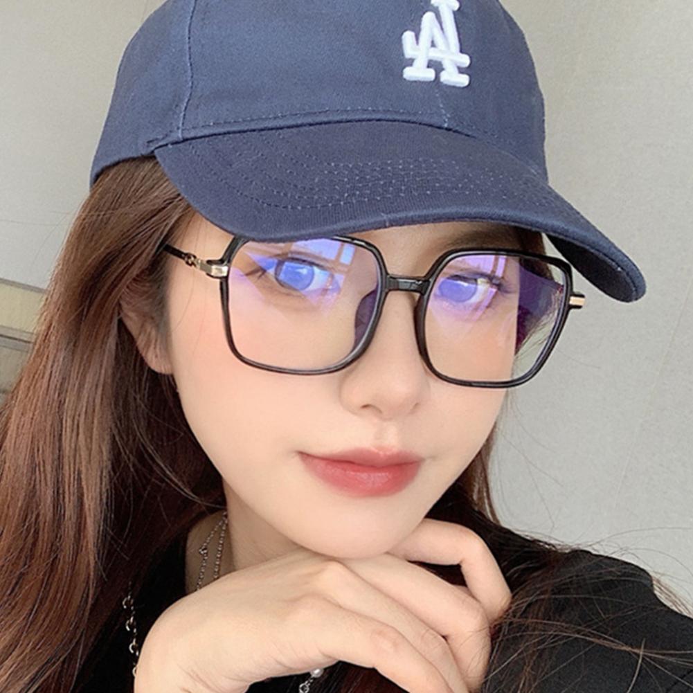 Fashion Frosted Multicolor Glasses Anti Blue Light Blocking Lens Square Frame Eye Protection Eyeglasses Women Men