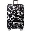 Luggage Case Thin Protective Cover Cartoon Pattern Trolley Travel Leather Box