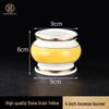 Large Ceramic Buddhist Incense Burner for Indoor Rituals, with Holy Water Cup and Incense Stick Holder