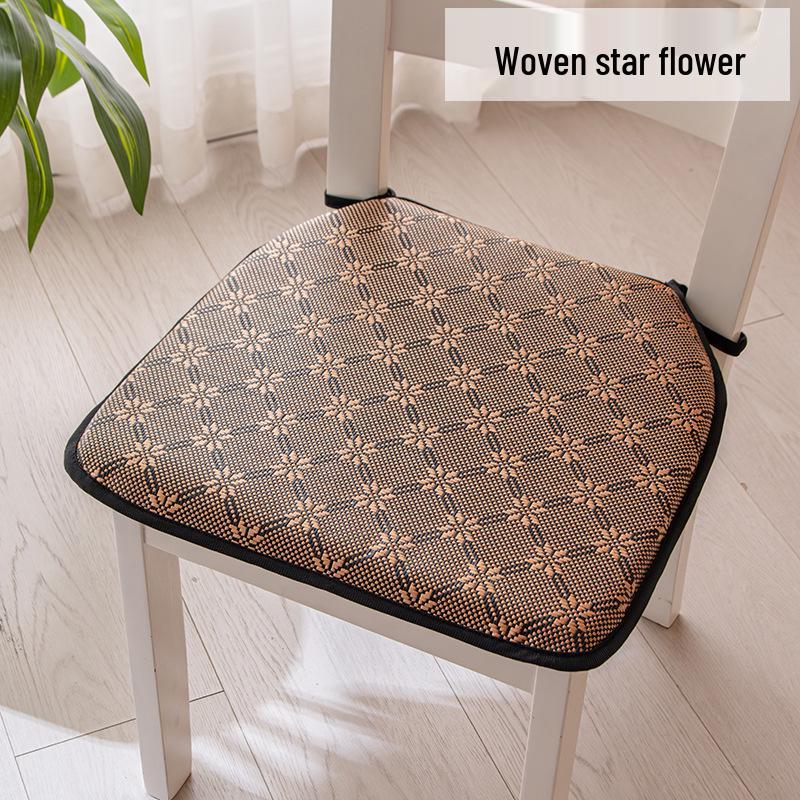 2026 Durable Rattan Summer Seat Cushion - Non-Collapsing, Dirt-Resistant, Easy-to-Clean for Office and Long Sitting Comfort