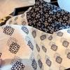 Double-sided Imitation Silk Wool Scarf Silk Scarf Women's New Neck Scarf Shirt Small Square Scarf Scarf Mother Gift