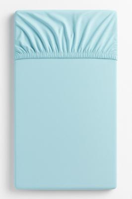 Cotton Fitted Sheet for a Cot 120x60 Cm - Mint