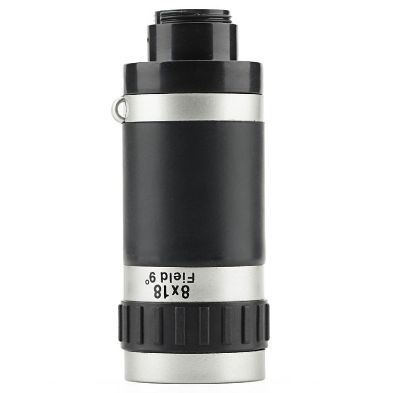 High-definition Pocket Telescope, Low-light, Night Vision, Wide-angle Monocular, Mobile Phone, Camera, Video, 8x18
