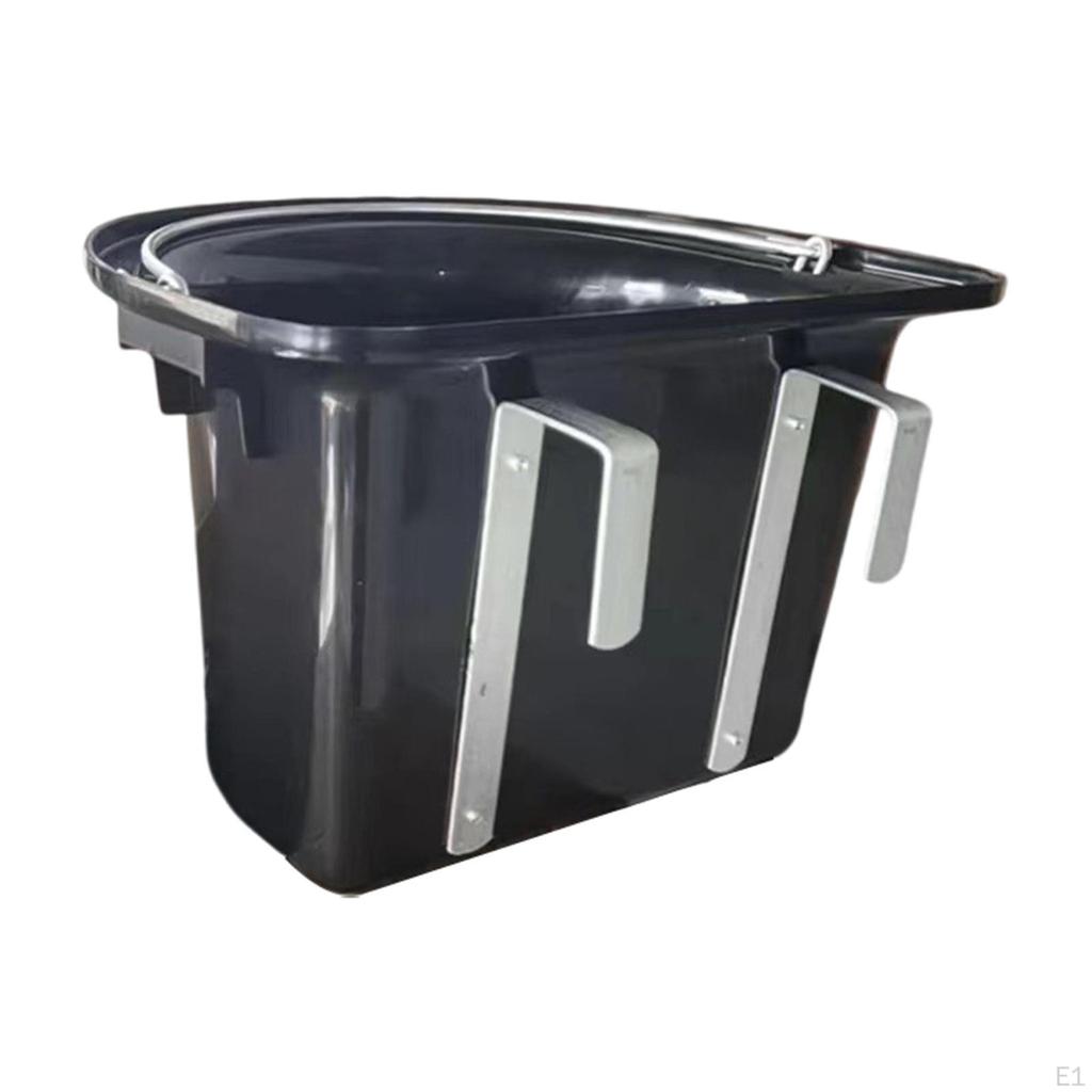 Horse Feeder Pan Large feed Trough Mountable Heavy Duty Animal Feeding Bowl Farm Stalls Accessoires