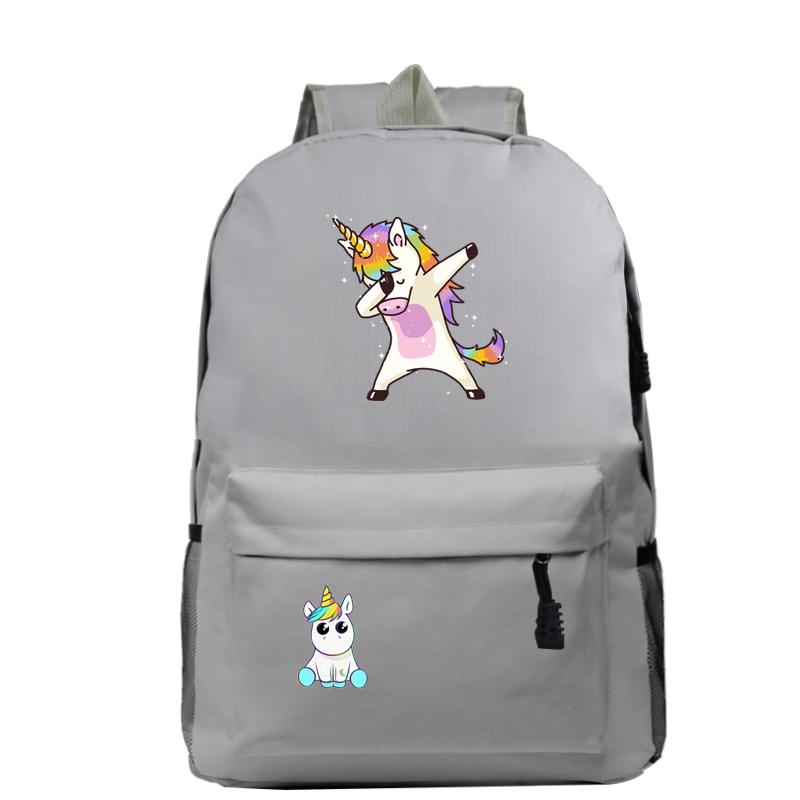 unicorn dabbing backpack