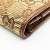 Used GUCCI Purse 346058 GG Canvas/leather Brown Bifold Wallet