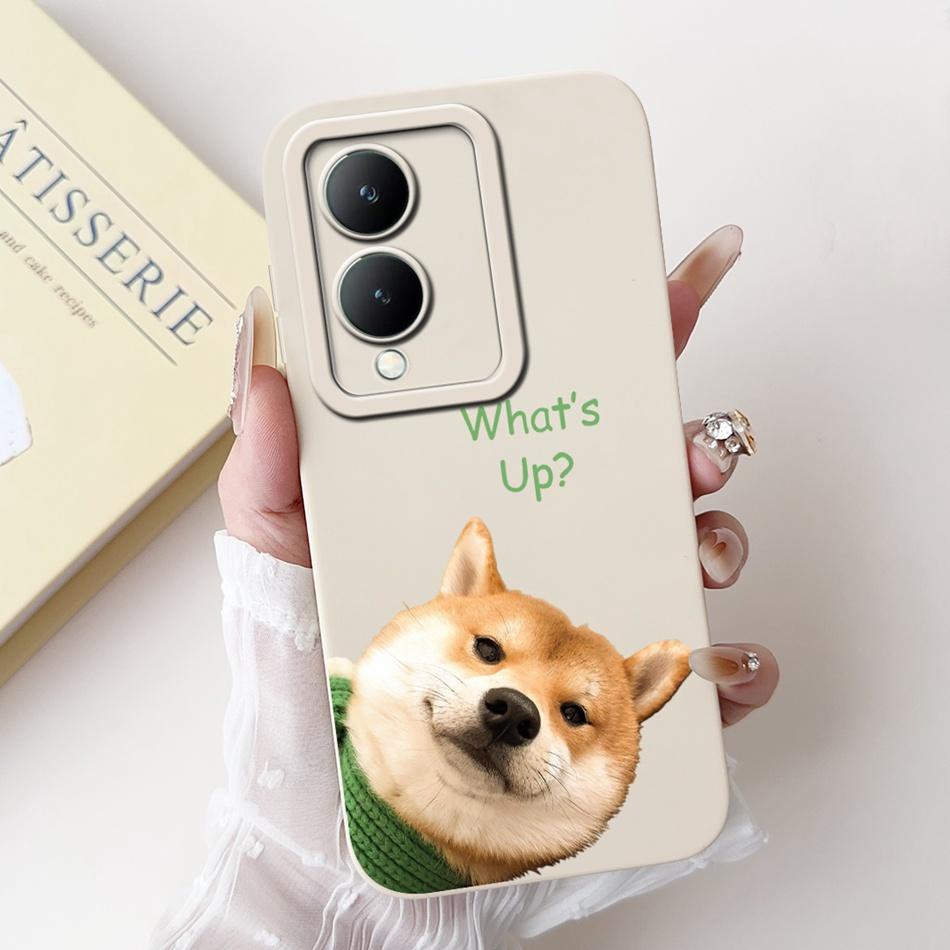 For Vivo Y17s Case VivoY17s Y 17S 4G 2024 Cute Panda Rabbit Cartoon Soft Silicone Shockproof Phone Cases