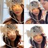 Ancient Lace Bridal Headwrap Hair Styling Accessory Elegant Headpiece for Bride Wedding Ceremony and Photography Wear