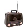 Retro Bluetooth Speaker AM FM SW Radio Rechargeable Vintage Wireless Speaker with Telescopic Antenna