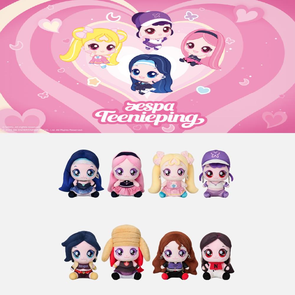 Pre-order Teenieping X Aespa 25cm Plush Doll