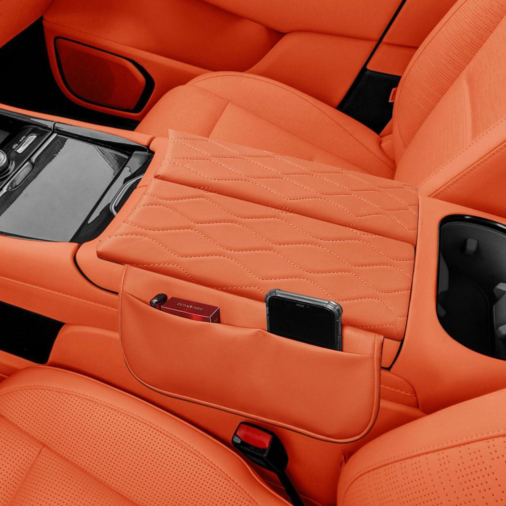 Lynk & Co 900 Console Armrest Leather Cover: Interior Mod Protective Pad