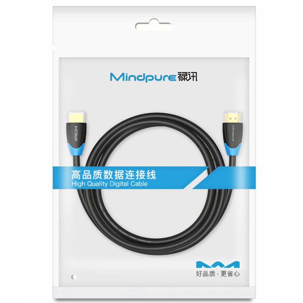 MINDPURE HD001 1.5m 4K HD Video HDMI Male to Male Cable Gold Plated HDMI 2.0 Cord