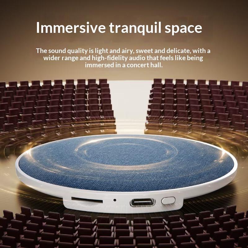 Ultra Thin Bluetooth 5.4 Sleep Aid Speaker Mini Pillow Side Music Player HiFi Sound for Sleep Aid Insomnia Relief Gift
