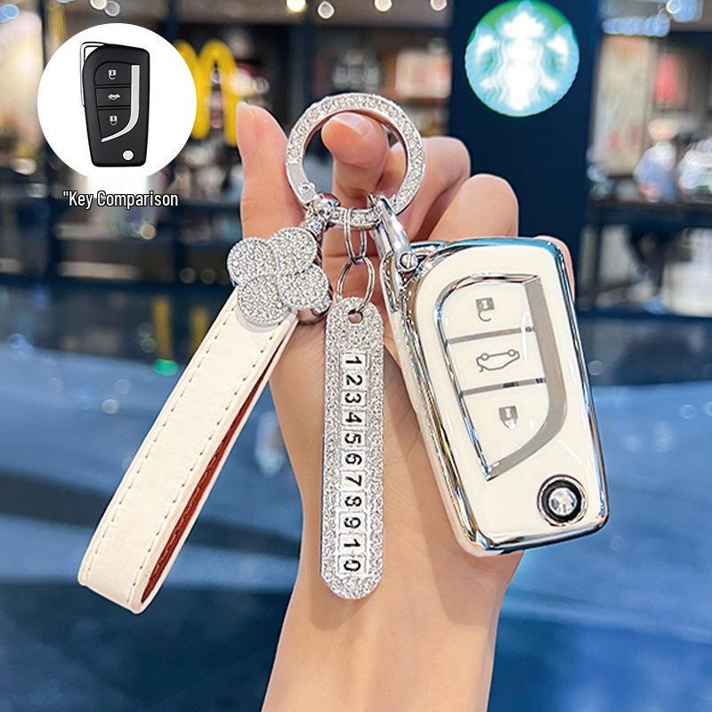 Compatible Key Covers for Toyota Corolla, Levin, Reiz, RAV4, Highlander, Wildlander.