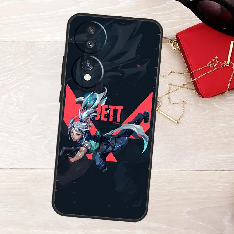 Valorant Shooting Game Case For Honor Magic 8 5 6 7 Lite X9a X9b X9c X9d X8b X8c Win RT 50 70 90 200 400 Pro Cover