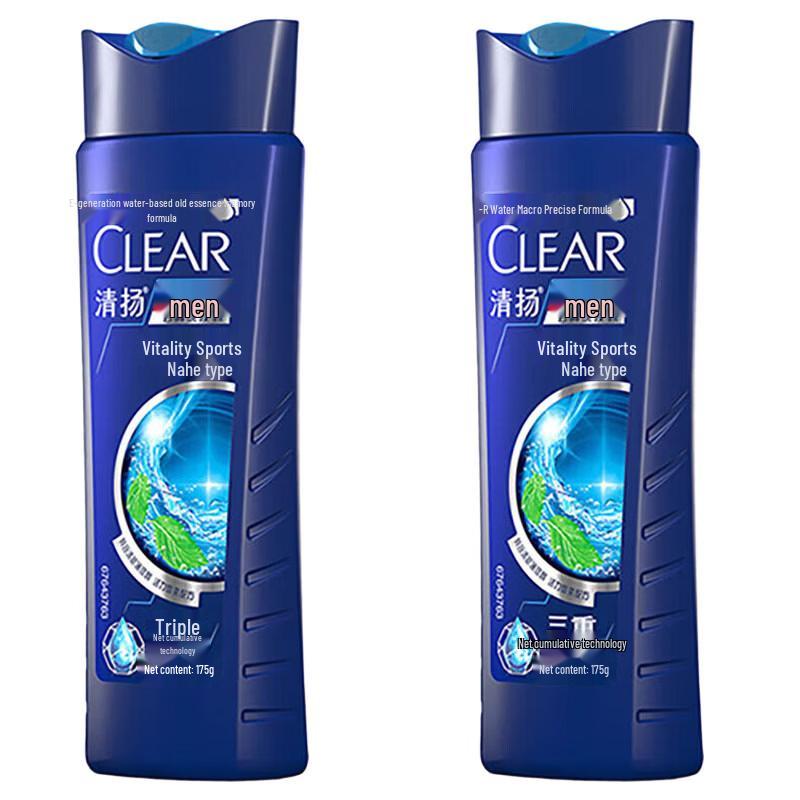 Clear Men Anti-Dandruff Shampoo, Vitality Sport Mint