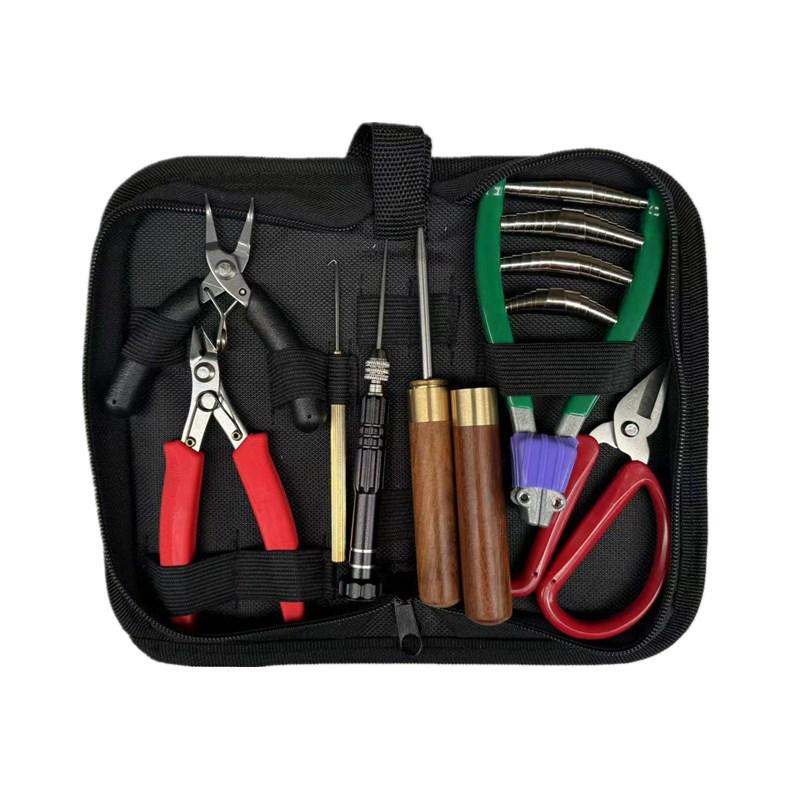 Praktická napínacia kliešte na bedmintonové rakety Master Tool Kit - Čierny kužeľový štart